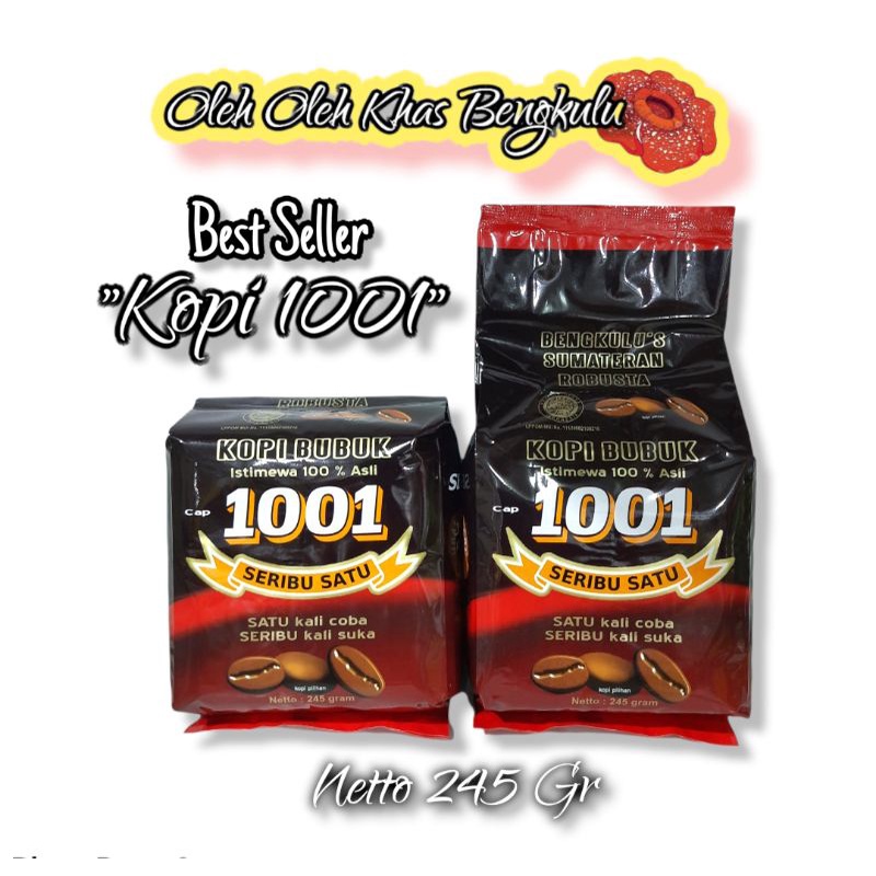 

KOPI Bubuk 1001 Bengkulu ASLI 100% / Robusta Terlarisss