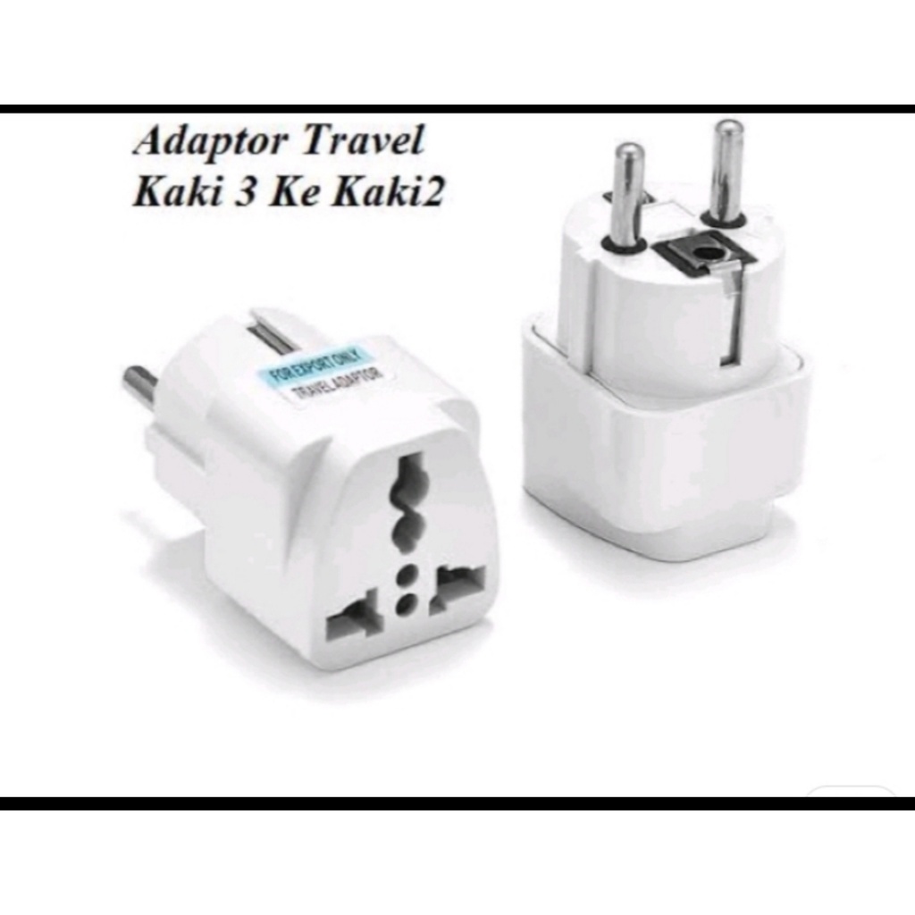 OVER STEKER LISTRIK COLOKAN UNIVERSAL KAKI 3 KE KAKI 2 LUBANG