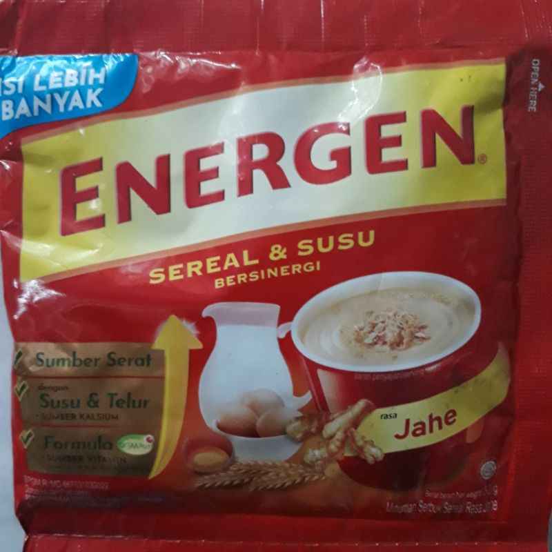 

Energen Sereal Original | Coklat | Jagung | Jahe | Kacang Hijau Per Sachet /Energen Sereal & Susu Bersinergi Rasa All Varian - Sachet/Renteng/Renceng /yapsnack001