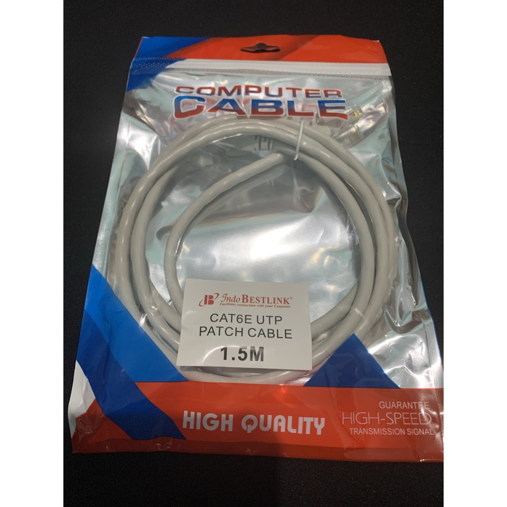 Kabel Lan 1.5M Cat6/UTP 1.5Meter High Quality - Bestlink