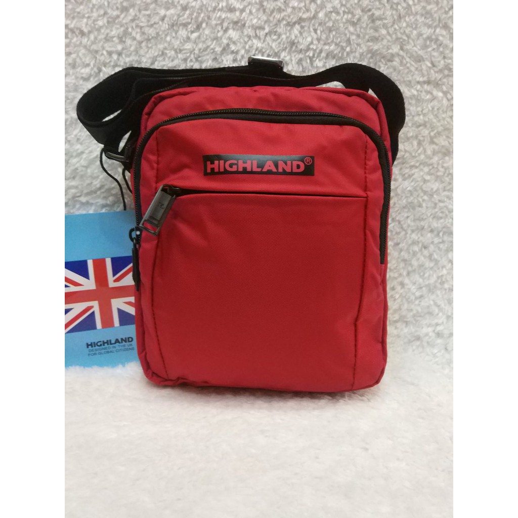 Tas Kotak selempang POLO HIGHLAND 8283 Import. Sling bag. Darena Bags Bandung