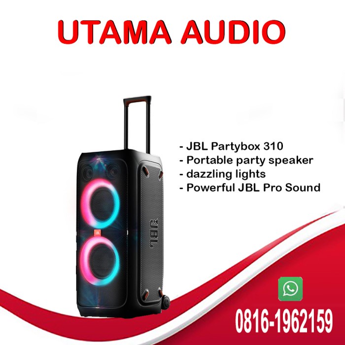 JBL Partybox310 Portable partybox 310 PA speaker bluetooth karaoke