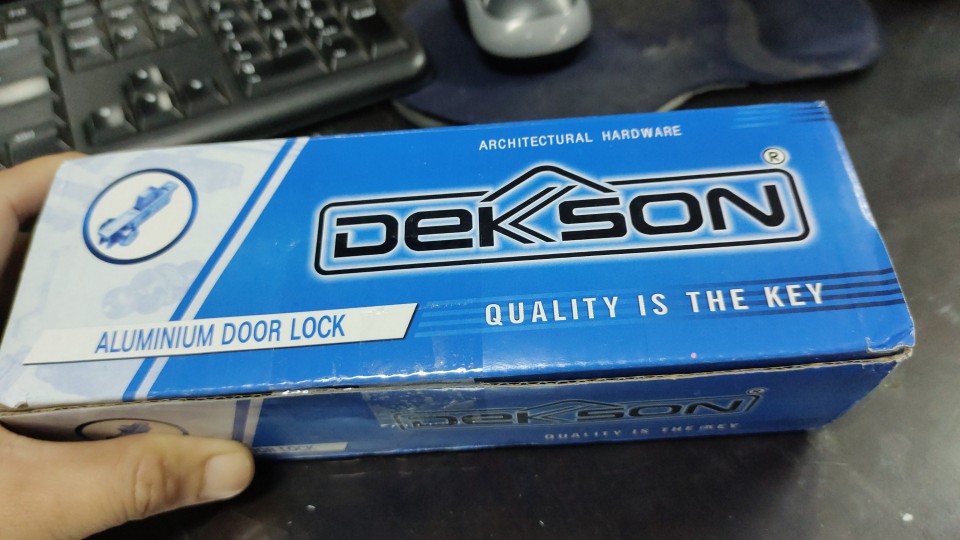 Aluminium Door Lock Kc 8128 Pendek/panjang Dekkson Kunci Pintu Swing Aluminium Kc-8128 Dekson