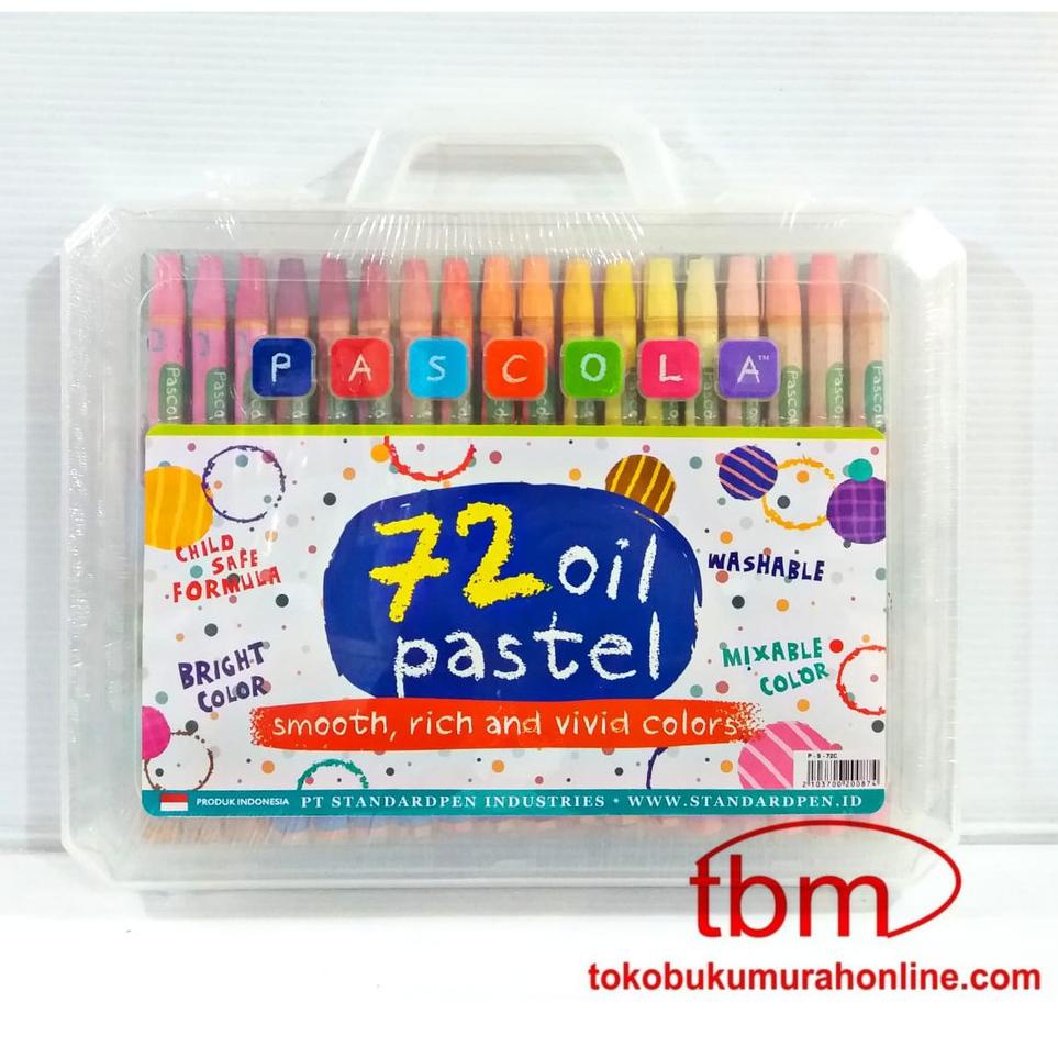 

Super Sale.. OIL PASTEL PASCOLA ISI 72 WARNA/CRAYON PASCOLA 72 WARNA T0Y