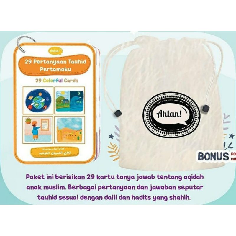 FLASHCARD TAUHID (KARTU 29 PERTANYAAN TAUHID)