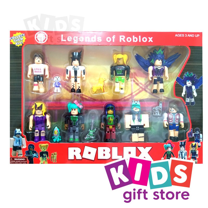 Roblox 1831 Minifigures Legends Of Roblox Set Nine Figures Pack - roblox series 2 surprise character action figure with b