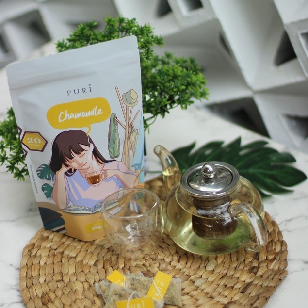 

Chamomile | Puri Tea Shop | Teh dalam kemasan [ 20 tea bags ]