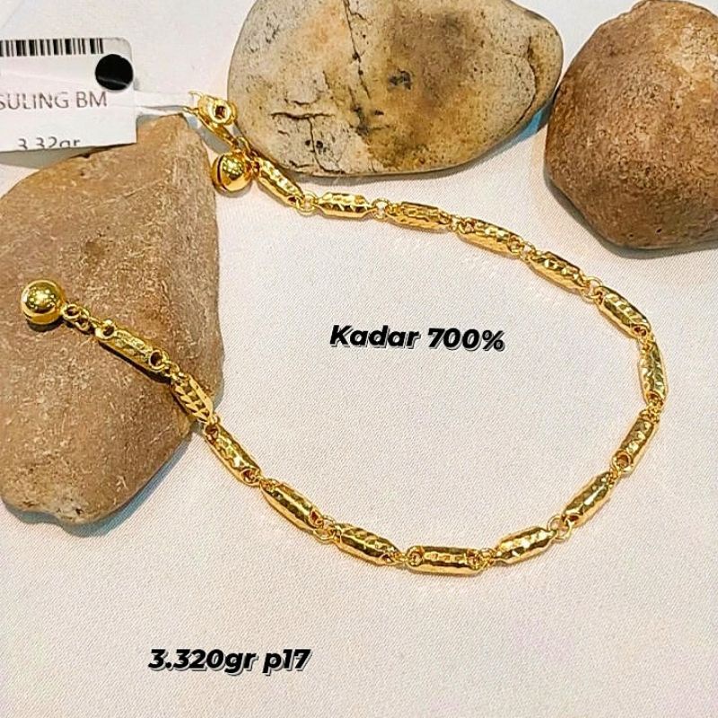 gelang emas Jakarta kadar 700%