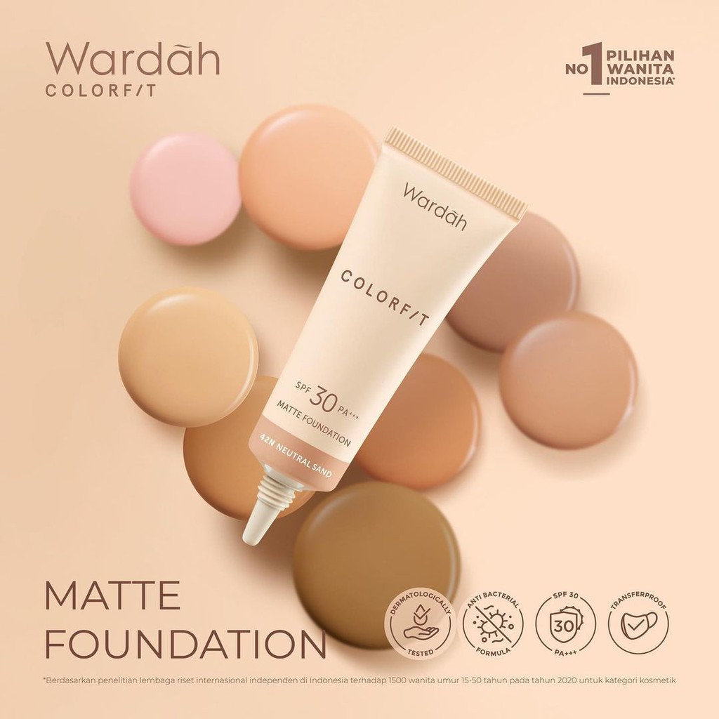 Wardah Colorfit Matte Foundation