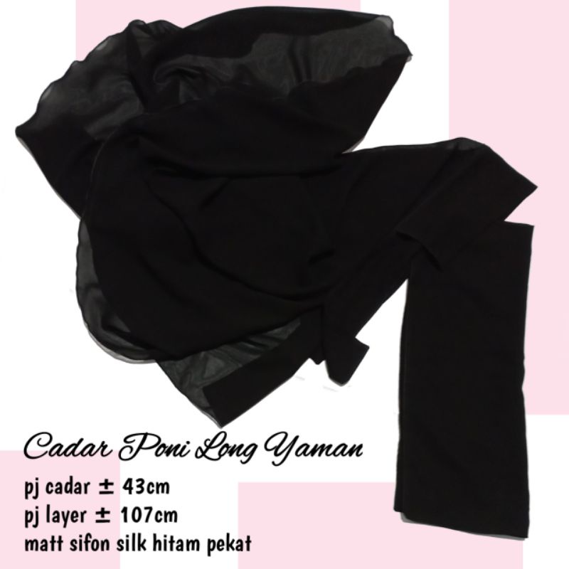cadar poni long yaman cadar poni yaman panjang satu layer