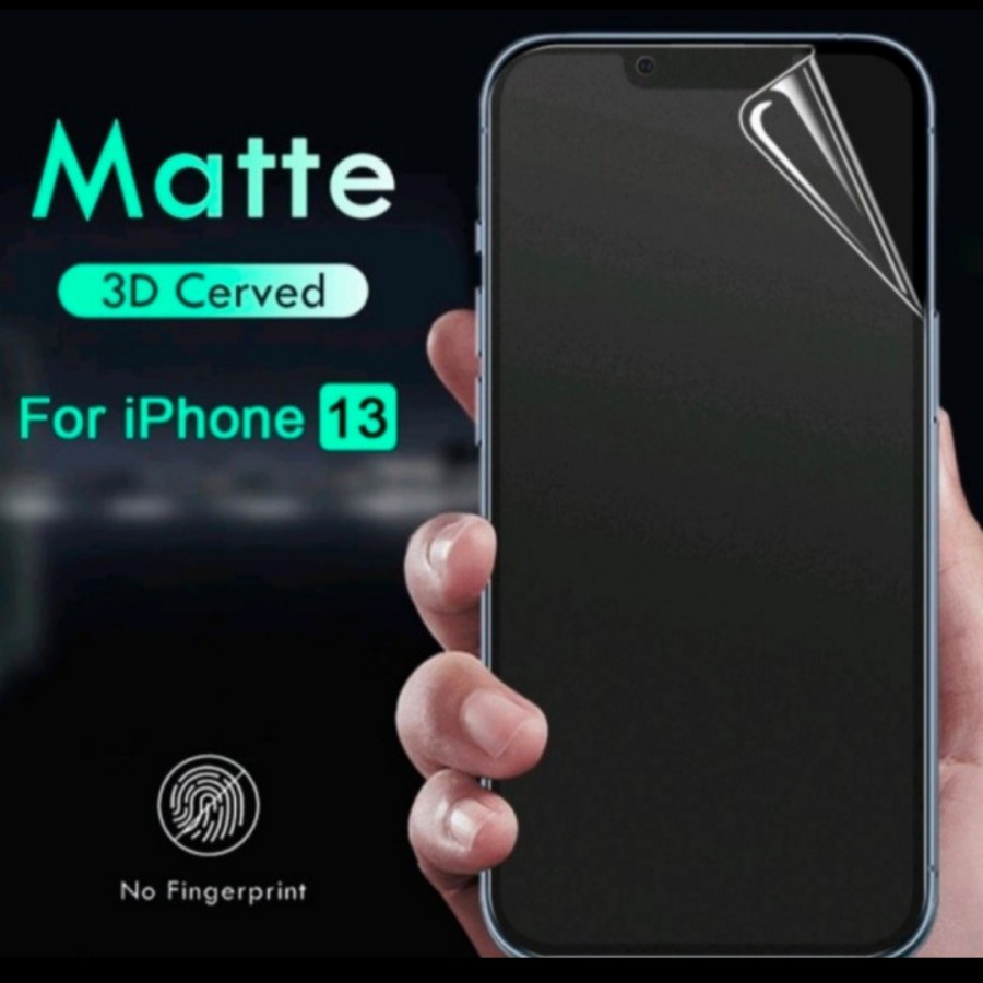 MATTE HYDROGEL IPHONE 13 PRO MAX / 13 PRO/13 6.1/ 13 MINI / 12 PRO MAX / 12/12 PRO 6.1 / 12 MINI 5.4 TPU Screen Protector UNBREAKABLE