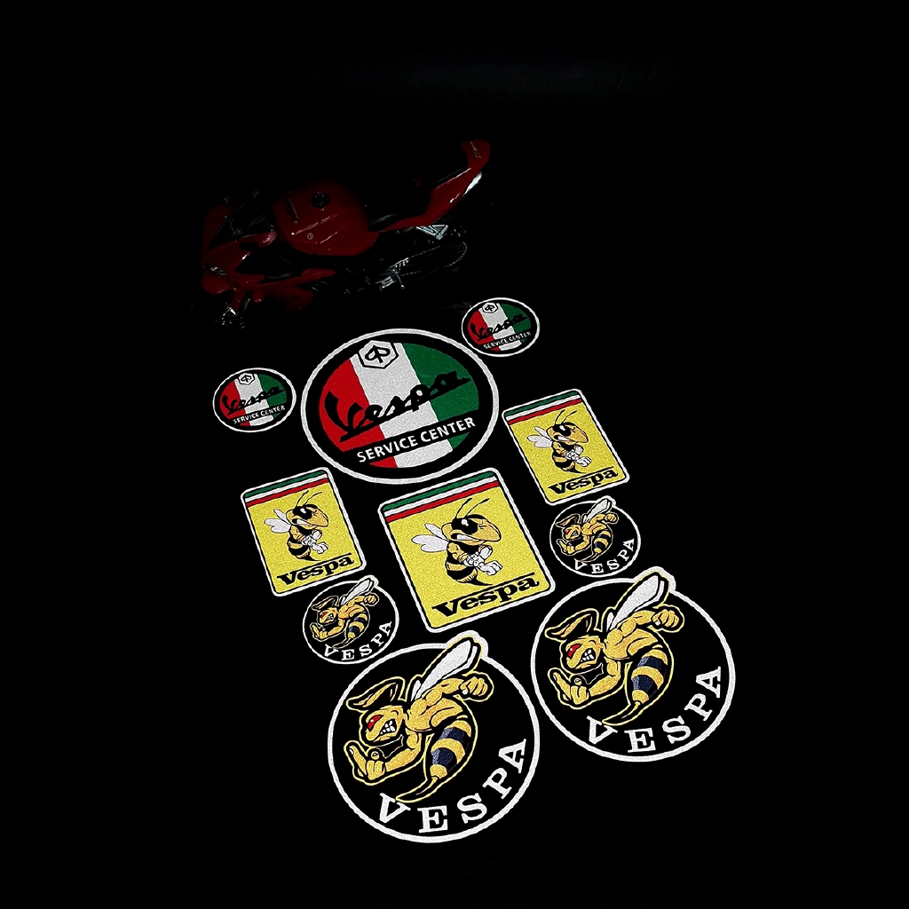 Stiker Reflektif Untuk Piaggio Vespa Gts Gtv Lxv Lt Px Primavera 50 125 150 200 250 300 300ie