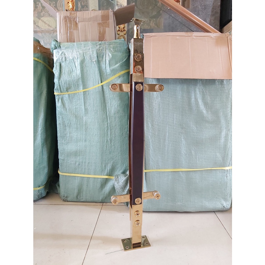 Tiang Railing Tangga Stainless GOLD RK 78