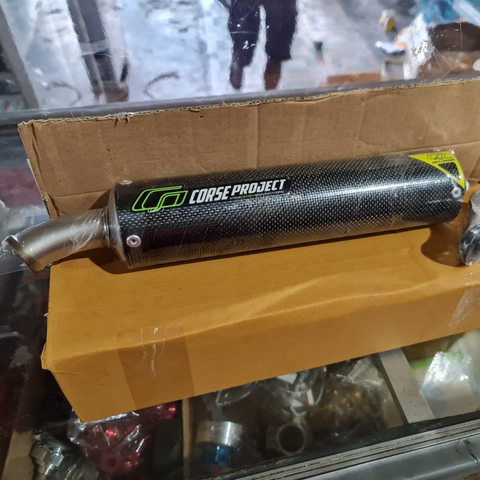Silencer knalpot 2tak Corseproject Carbon 27cm