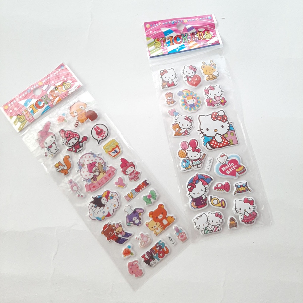 

Stiker Tempelan Karakter Sanrio (Hello Kitty)
