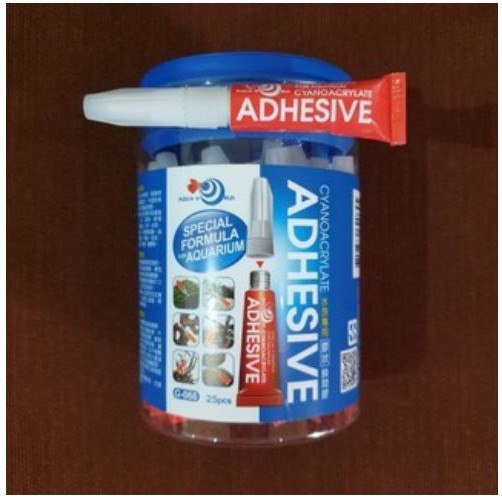 Lem Adhesive Aquascape 5Gr Tanaman Moss Kayu Ranting Batu