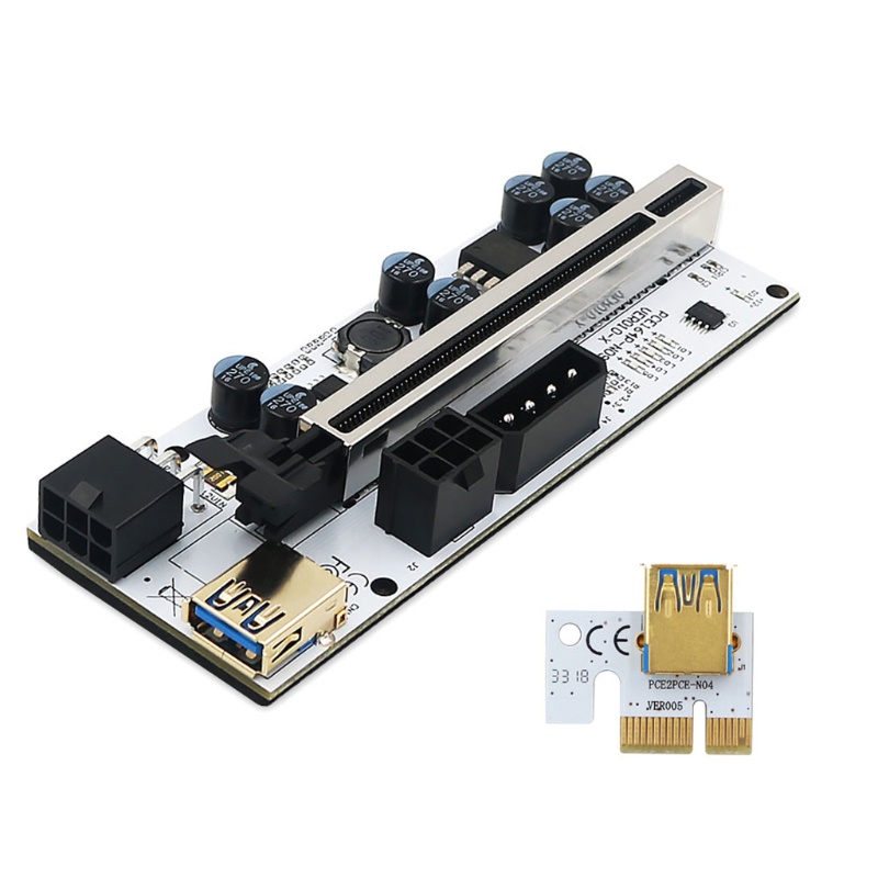 Btsg VER010 PCIE Riser VER010-X PCI Untuk Express X1 Ke X16 Adapter Card Graphic Extens