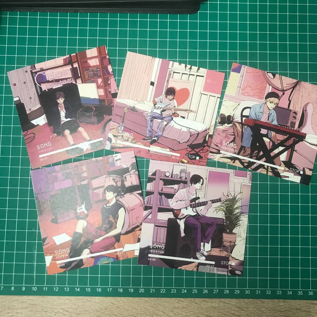 TXT chaotic wonderland manga photocard block