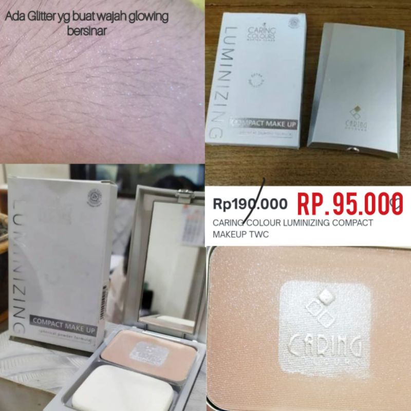 Bedak Caring Colours Luminizing Compact MakeUp Two Way Cake