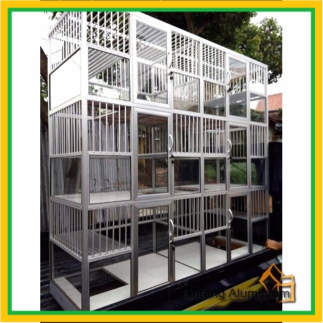 Kandang Kucing Aluminium/3TINGKAT 6KAMAR