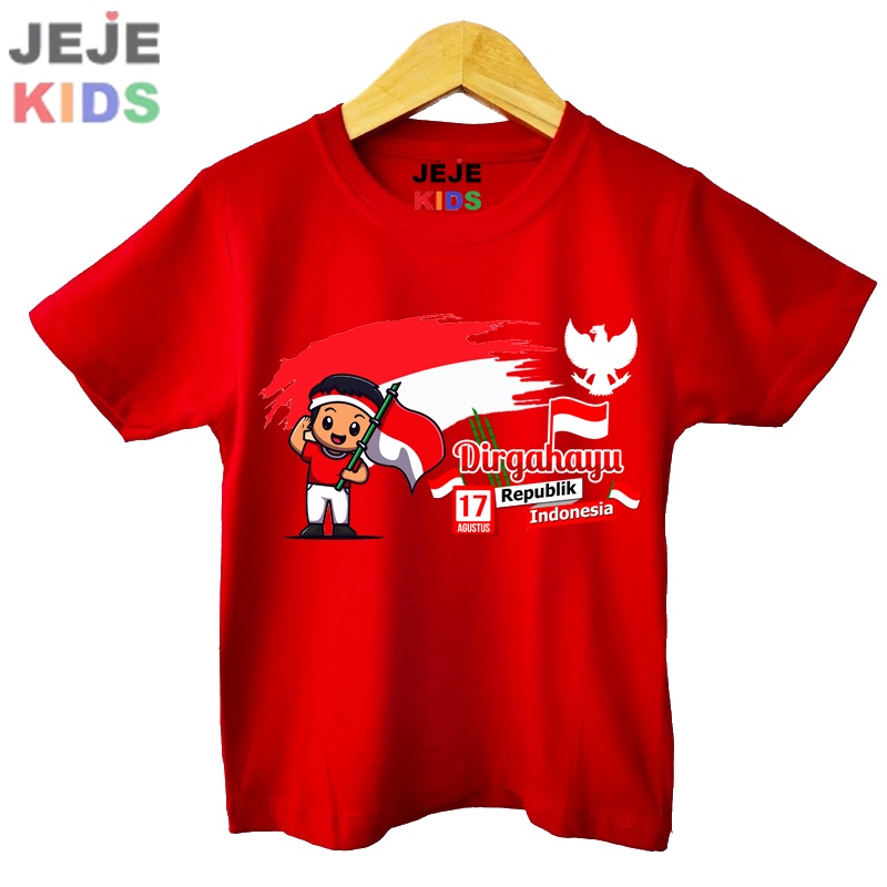 Kaos anak 17 Agustus Kemerdekaan Indonesia