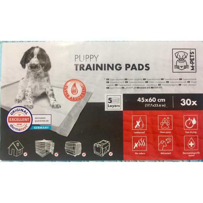 M-Pets Puppy Training Pads 33x45- 45x60/ Underpad Anjing Kucing