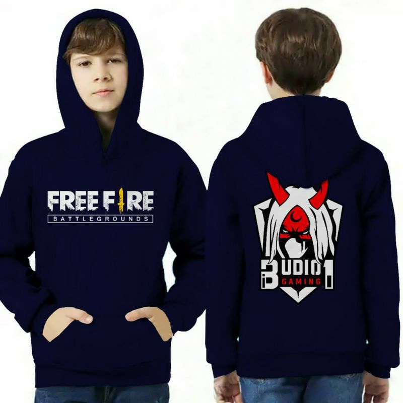 JAKET HOODIE FREE FIRE BUDI01 / ANAK / HOODI / ANAK FREE FIRE/JAKET PRIA WANITA