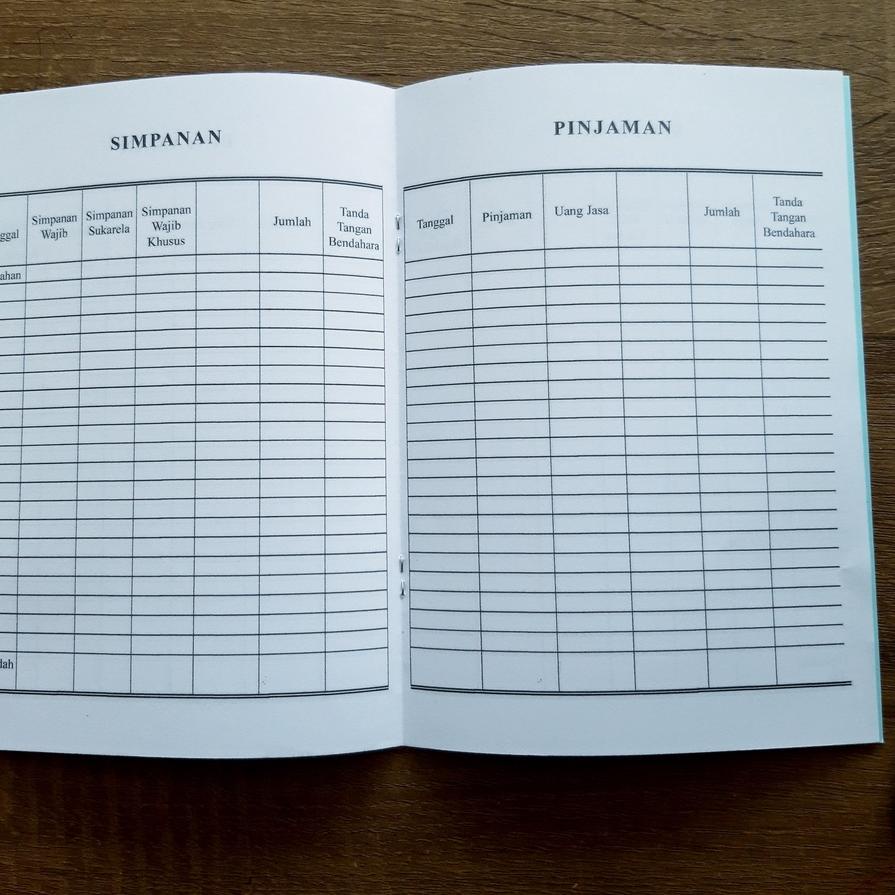 

☣ BUKU TANDA ANGGOTA KOPERASI / BUKU SIMPANAN PINJAMAN ㄽ