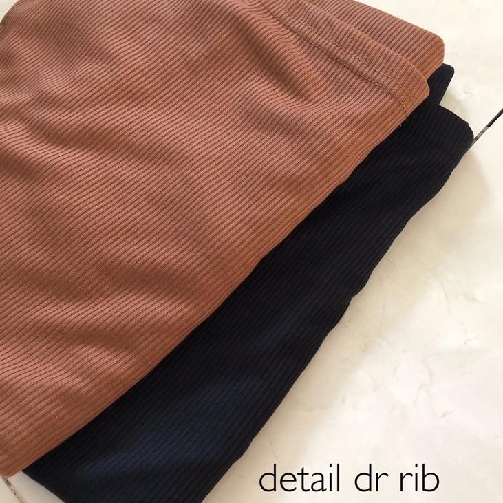 ZEFE CASA KOREAN DRESS black / white / dusty / wafer black / wafer white / wafer bone / dress rib br