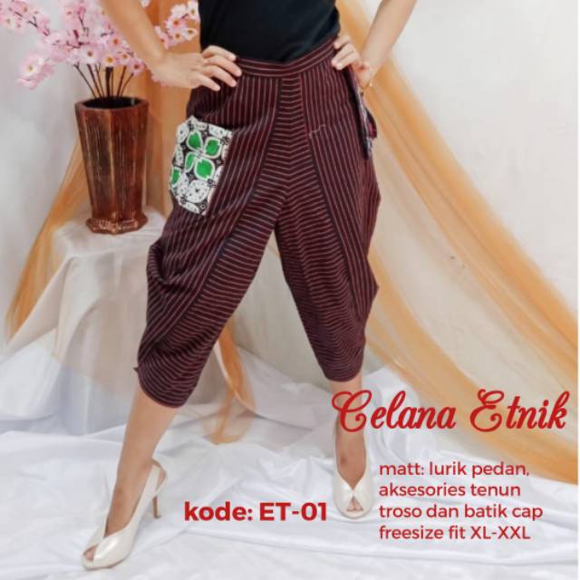 CELANA ETNIK | CELANA TENUN CASUAL | CELANA TRENDY