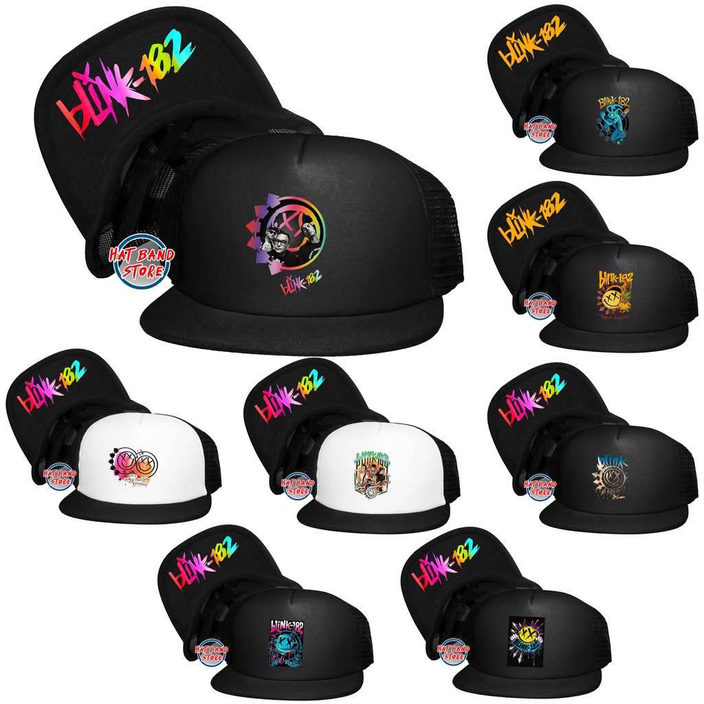 Topi Band / Topi Band Blink 182 Crew / Topi Band Blink 182 / Topi Trucker / Topi Snapback / Topi Jar