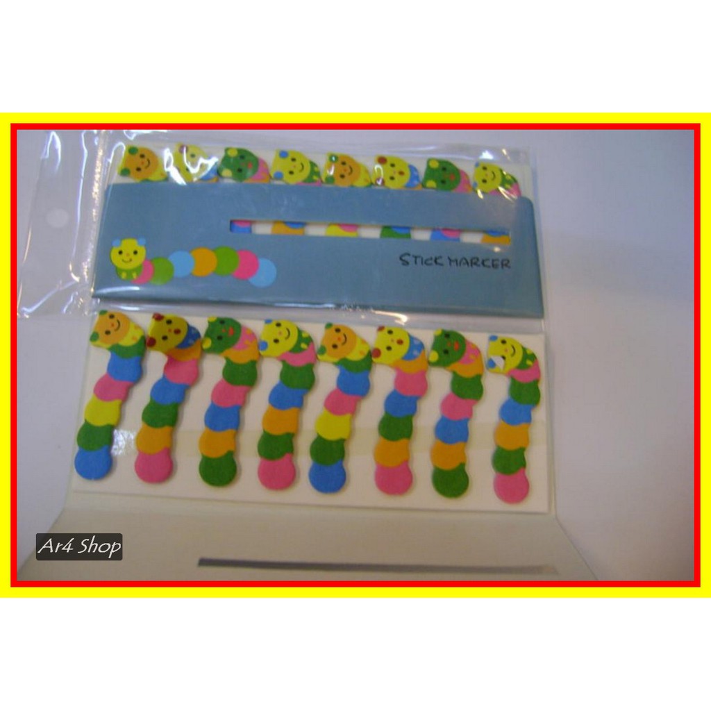 

Sticky Notes - Misc Brand - Page Marker 8 Worms Variant 1
