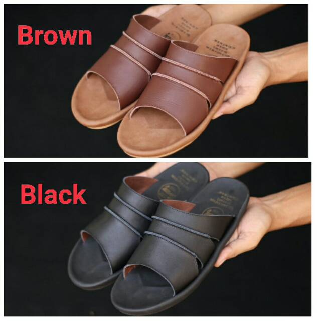 Sandal Pria Kulit Asli - Cevany SC03A