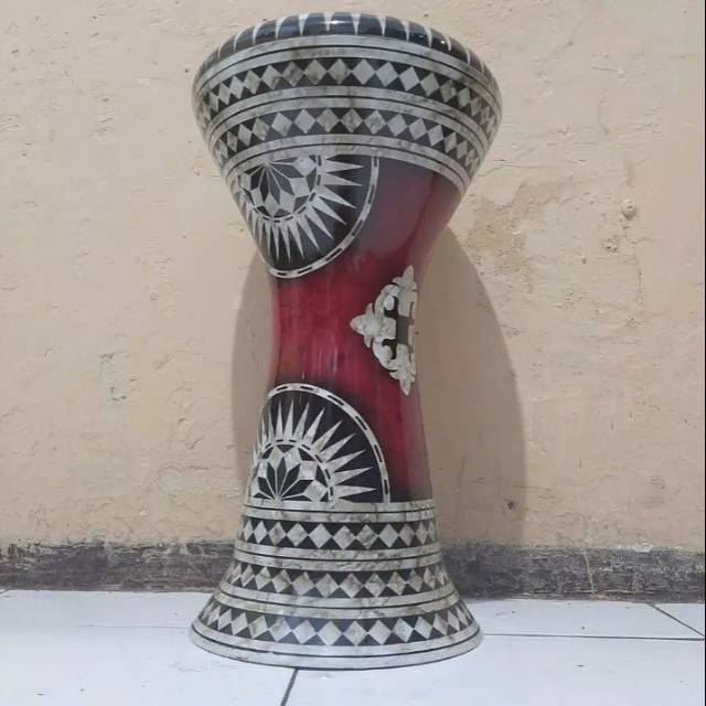 Darbuka calti dumbuk istimewa motif timur tengah batik alexandria aha Remo percusion power beat i