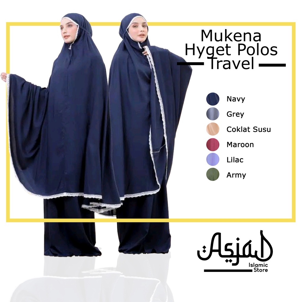 Mukena Amplop / Mukena Travel / Mukena Dewasa / Mukena Polos