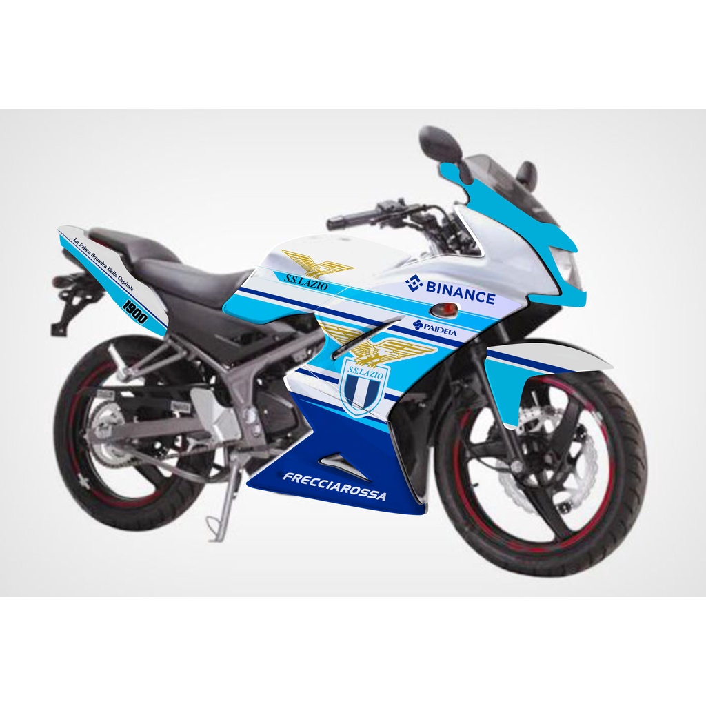 decal stiker full body kawasaki ninja 150 rr ss lazio