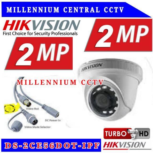 CCTV HIKVISION DS-2CE56DOT-IPF TURBO HD 2MP/1080P | Shopee