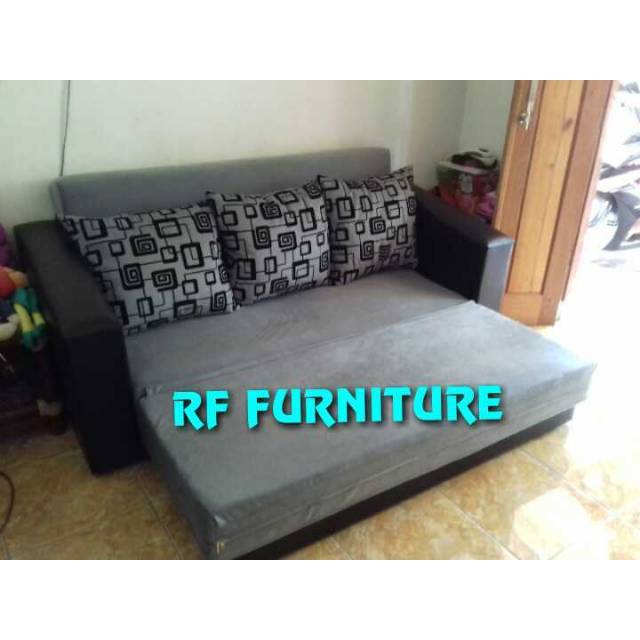 Sofa L Bed Reklening Motif