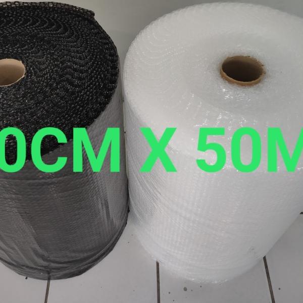 

◙ BUBBLE WRAP 60CM X 50M MURAH - Hitam ♧