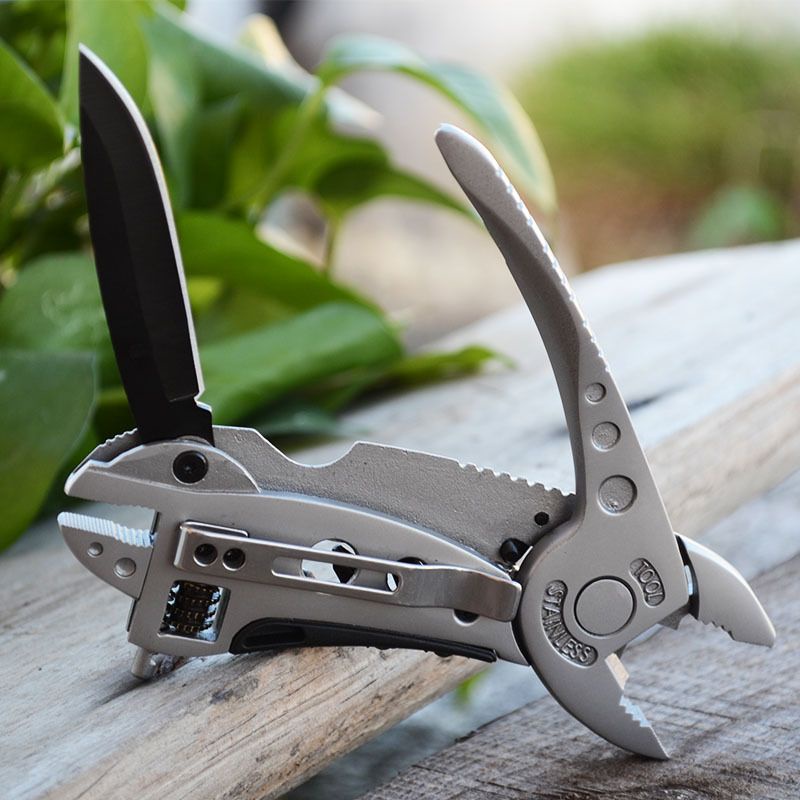 (100% BARANG ORI) KNIFEZER Kunci Pas Swiss Army Knife Wrench Plier EDC Multifungsi MPG05