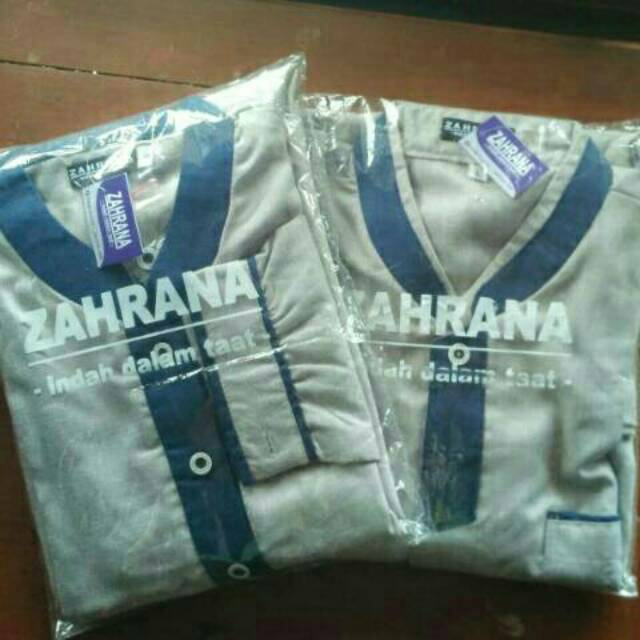 SALE Sarimbit Couple Gamis Kemko/kemeja koko Marwa by Zahrana SILVER-NAVY