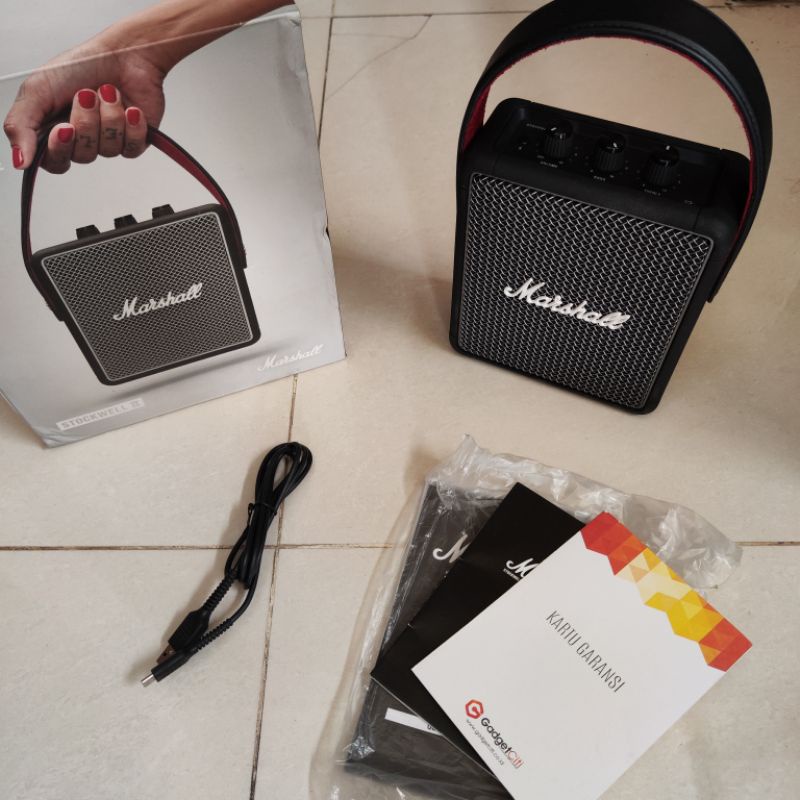 Marshall Stockwell II 2 Bluetooth Speaker Wireless Preloved Black