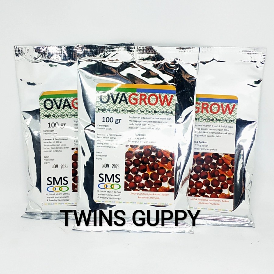 Ovagrow Vitamin E Penyubur Telur Ikan Indukan