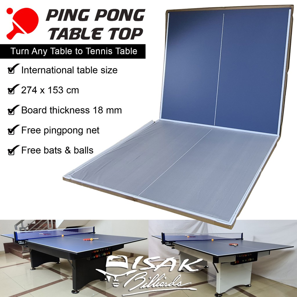 Pingpong Table Top Tutupan Meja Ping Pong Tennis Cover Tenis Lipat Shopee Indonesia