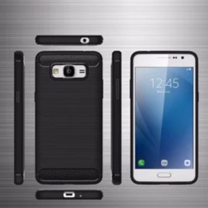 CASE SLIM FIT CARBON IPAKY SAMSUNG GALAXY J3 SAMSUNG GALAXY J310 2016 SOFTCASE - FA