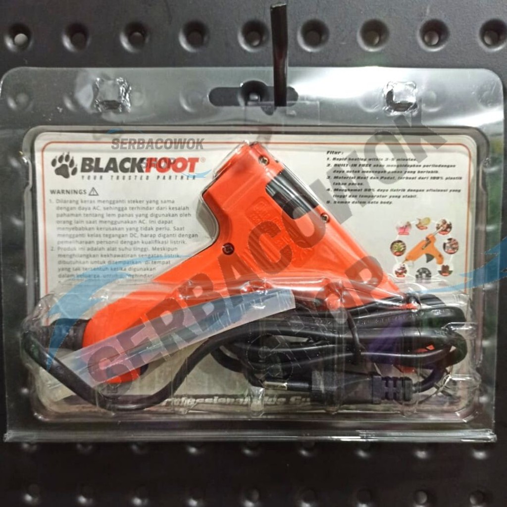 Blackfoot Tembakan Lem Lilin Stick Glue Gun 20 Watt - Glugun Bakar Bonus 2 Batang Lem Termurah