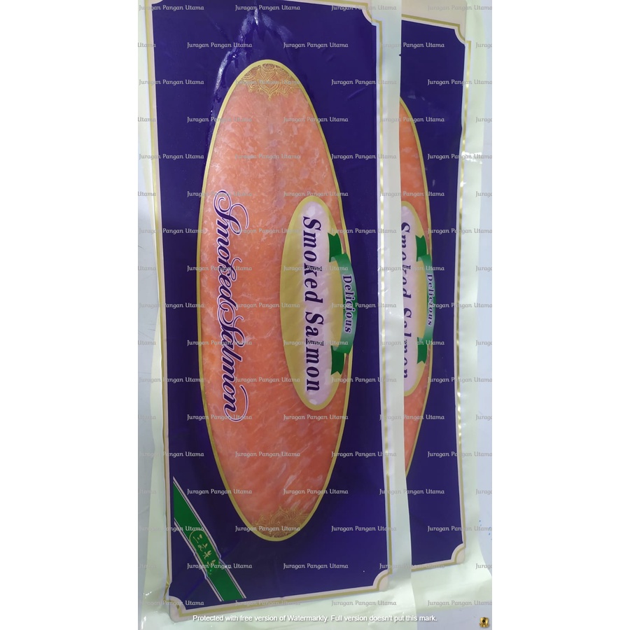

Smoked Salmon import kemasan 1 pack merk Delicious