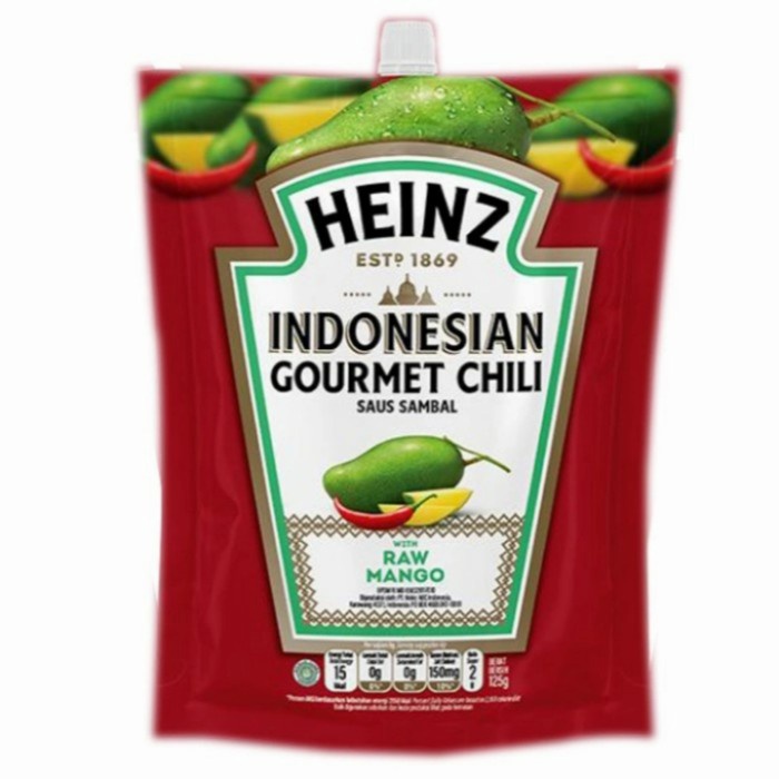 

SAUCE | HEINZ INDONESIAN GOURMET CHILI RAW MANGO 125G | SAOS PEDAS MANGGA