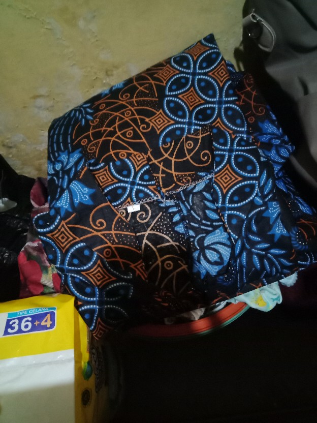 Batik Couple Keluarga Sania Ruffle Ori Ndoro Jowi Dnt Motif Sakura Merahh