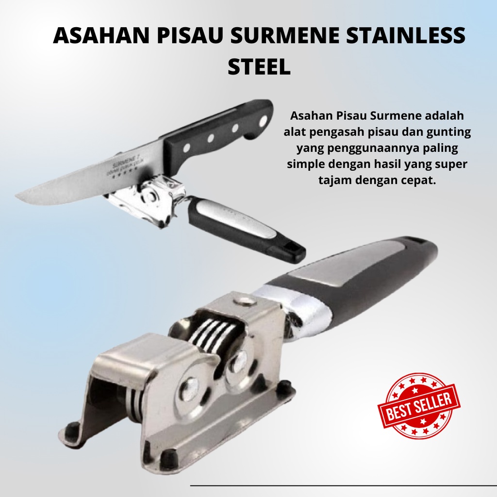 (DL) Asahan Pisau Stainless Knife Grinder Serbaguna Alat Pengasah Gunting Asah